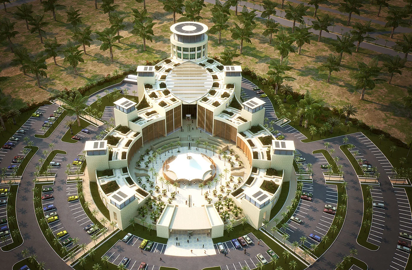تصور منشآت المنطقة الحرة بصلالة من أرشيف Development TechnoPower